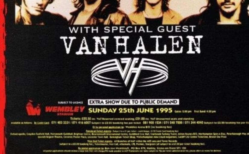 Bon Jovi, Van Halen, Extreme, ? @ Don Valley Stadium, Sheffield 28-6-95