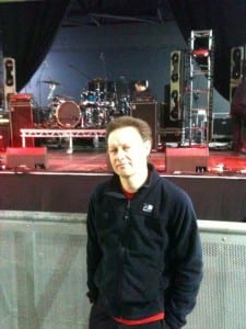 HRAOR in front of stage