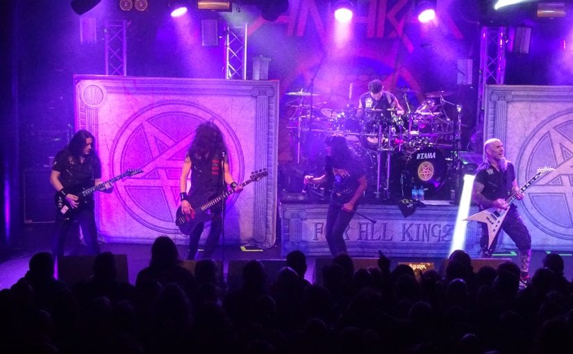 Anthrax, rock city, Nottingham,  13-2-17